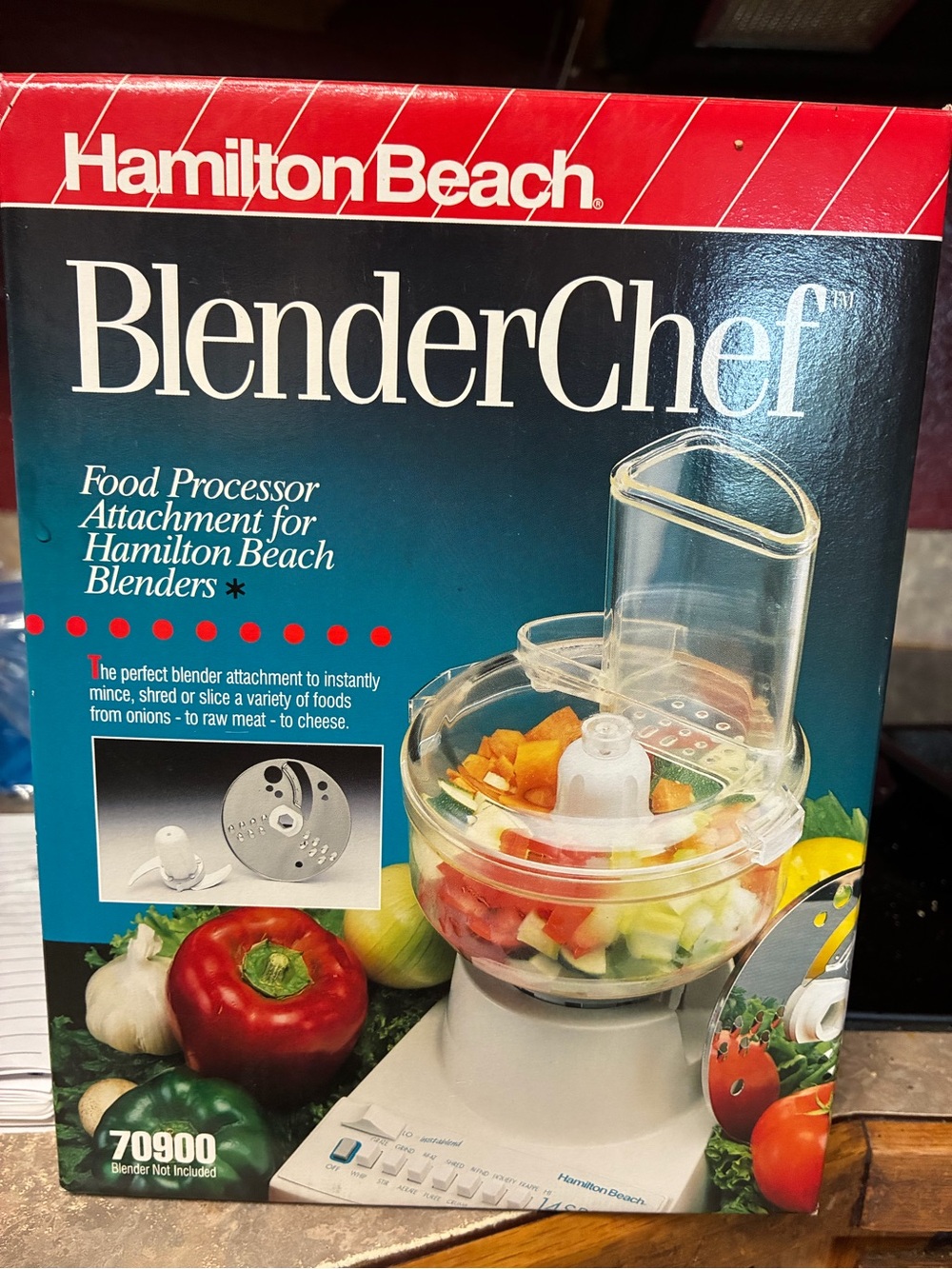 Hamilton Beach BlenderChef Food Processor Attachment - Clear and White